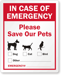 Pet Rescue Sign